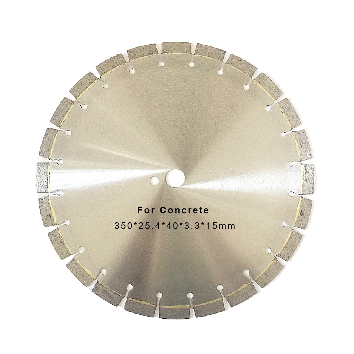 Diamond saw blade for concrete